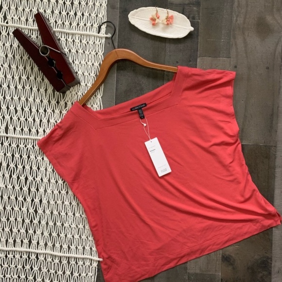 Eileen Fisher Square Neck Top SP NWT - Picture 3 of 11